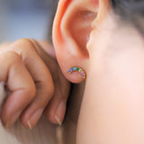 9K Gold Over the Rainbow Earrings