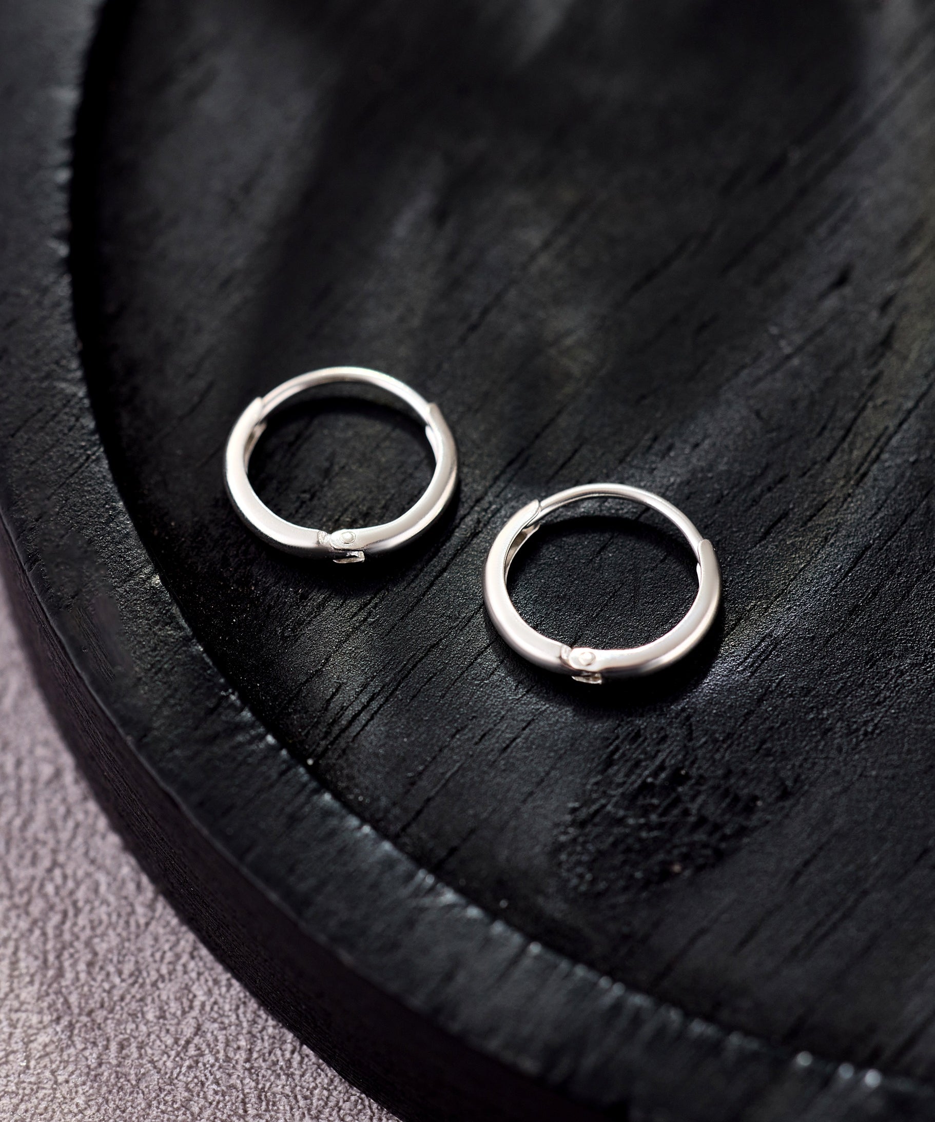 925 Silver 12mm Essential Hoop Earrings