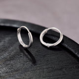 925 Silver 12mm Essential Hoop Earrings