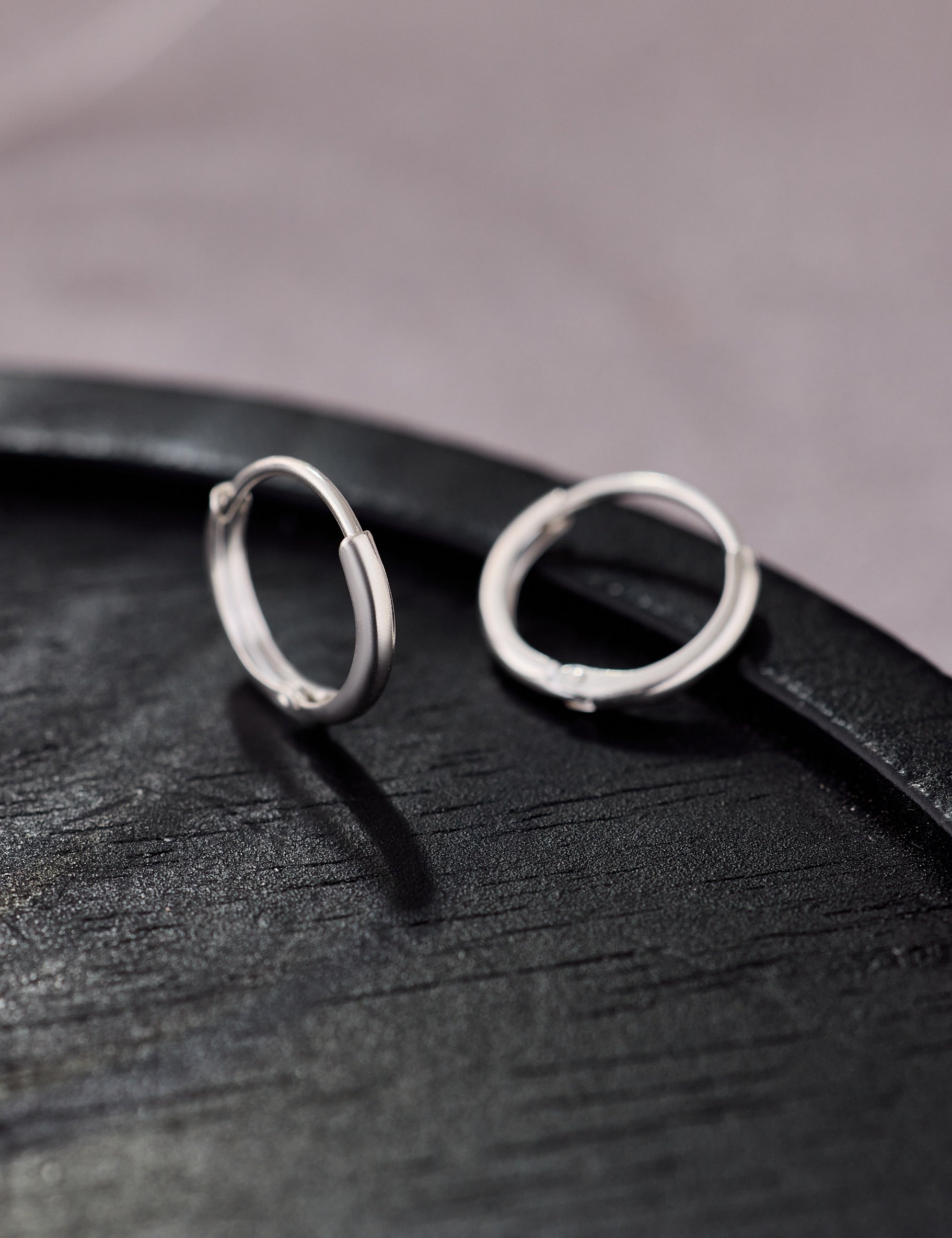 925 Silver 12mm Essential Hoop Earrings