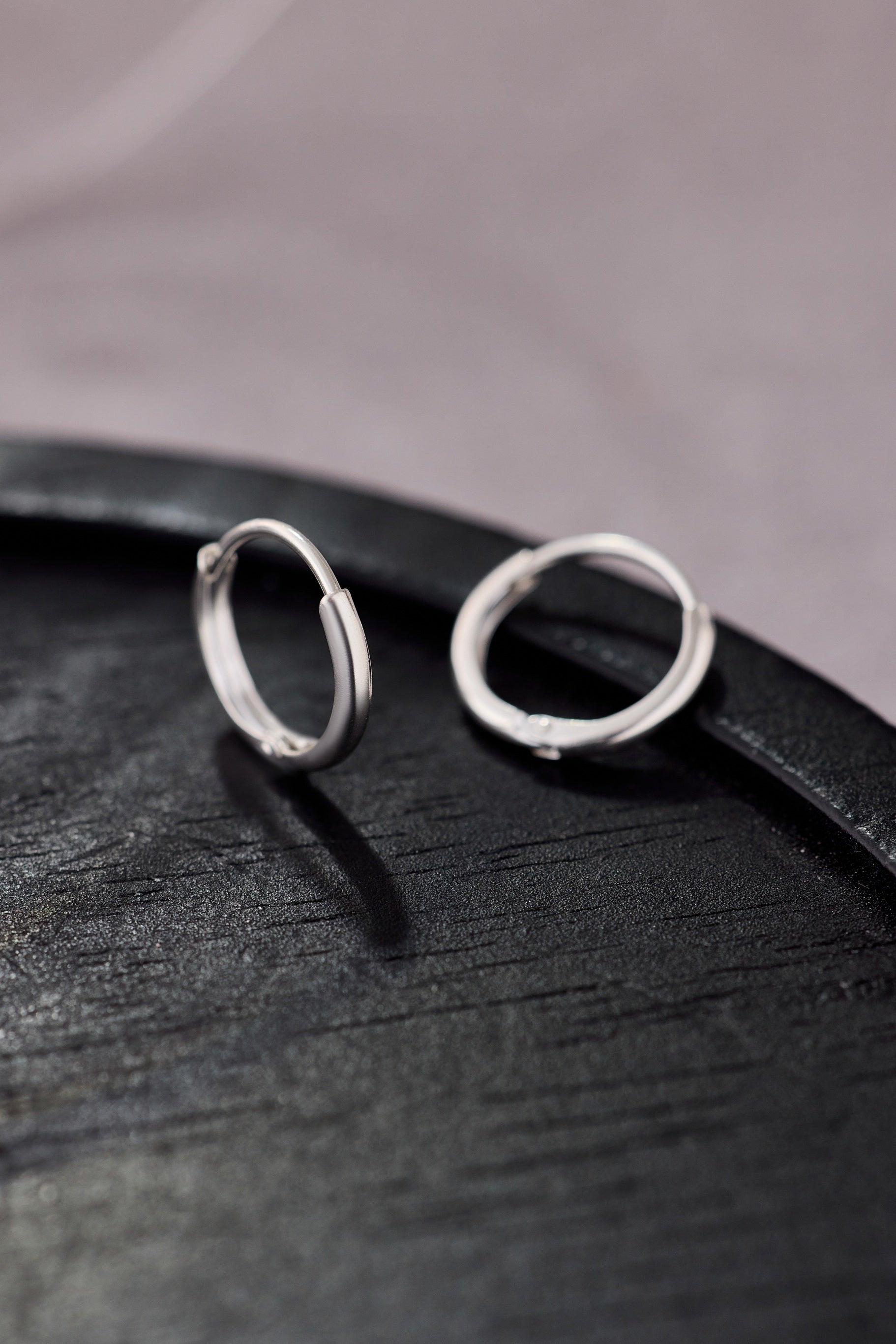 925 Silver 12mm Essential Hoop Earrings