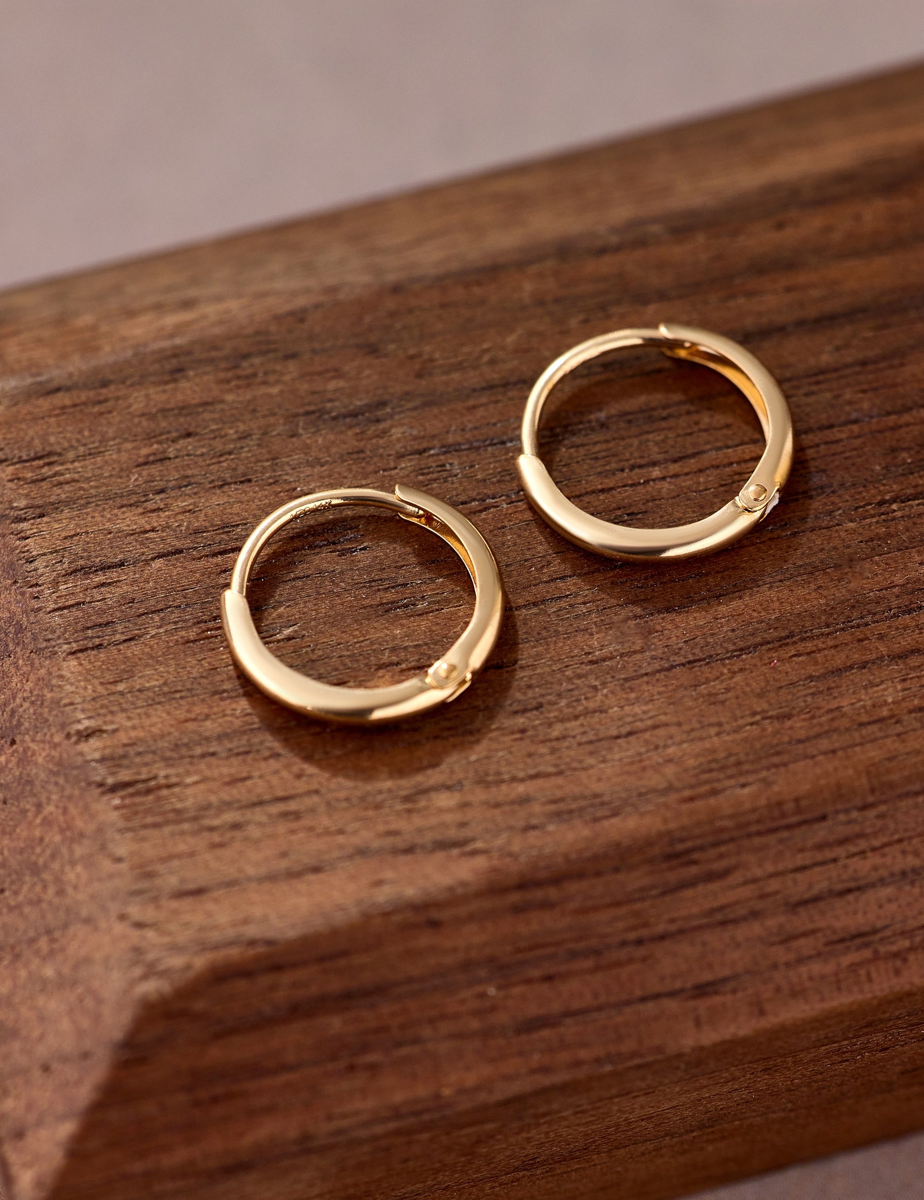 Gold Filled 12mm Essential Hoop Earrings