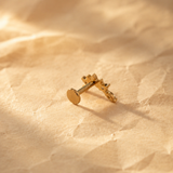 Titanium PVD Gold Aurora Wing Piercing