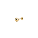 Titanium PVD Gold Disco Ball Threaded 5mm Piercing