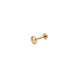 Titanium PVD Gold Faceted Cut Disc Threaded Piercing