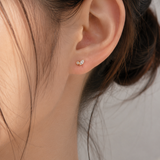 Titanium PVD Gold First Sprout Threaded Piercing