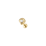 Titanium PVD Gold Pearl Haven Threaded Piercing