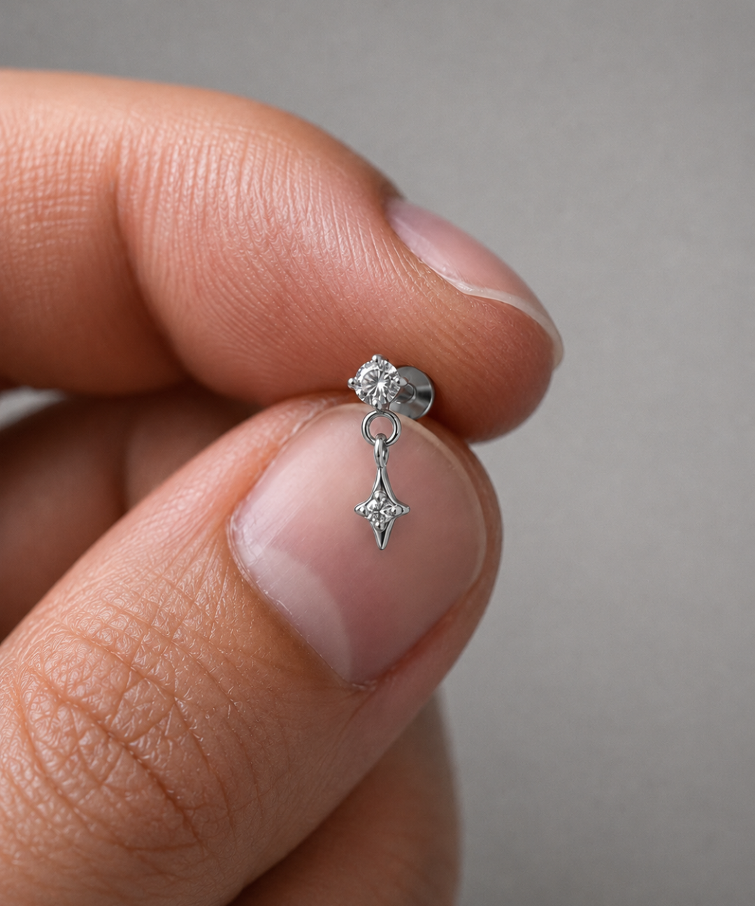 Titanium Wish Upon Threaded Piercing