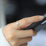 9K Gold Secret Garden Ring