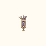 14k Solid Gold Sundae Labret Earring
