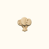 14k Solid Gold Balloons Labret Earring