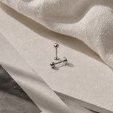Titanium Disco Ball Threadless 3mm Piercing