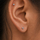 Titanium Disco Ball Threadless 3mm Piercing