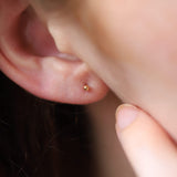 14K Gold Classic Ball Threadless 2mm Piercing
