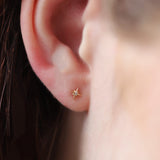 14K Gold Northern Star Threadless Piercing