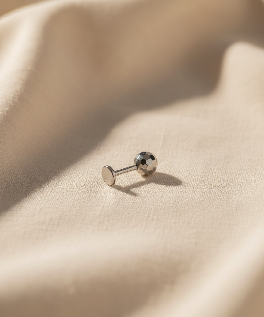 Titanium Disco Ball Threaded 5mm Piercing