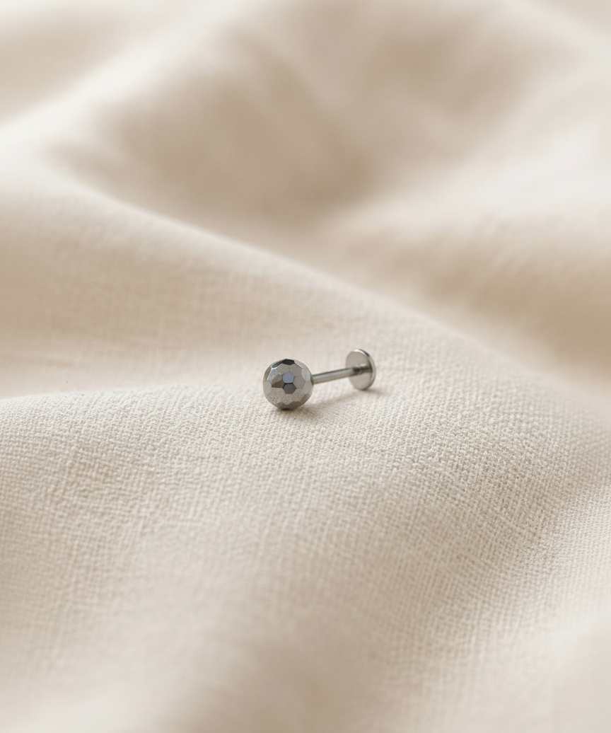 Titanium Disco Ball Threaded 5mm Piercing