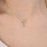 Silver Moonlit Embrace Necklace V2.0