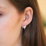 Ivory Sakura Earrings